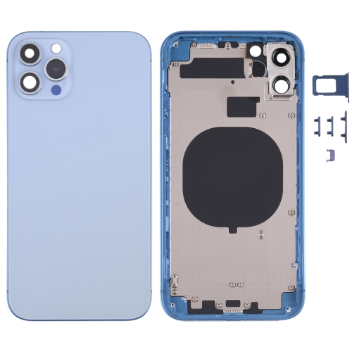 

Back Housing Cover with Appearance Imitation of iP13 Pro for iPhone 11(Blue)