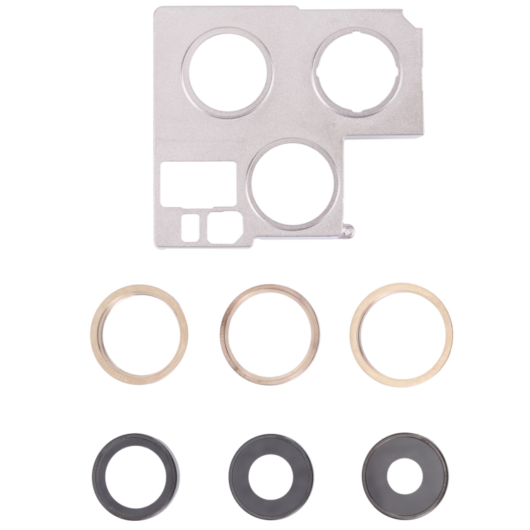 

Camera Lens Cover With Retaining Bracket for iPhone 13 Pro(Gold)