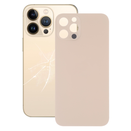 Easy Replacement Big Camera Hole Glass Back Battery Cover for iPhone 13 Pro Max(Gold) for xiaomi redmi note 9 pro max oem glass battery back cover white