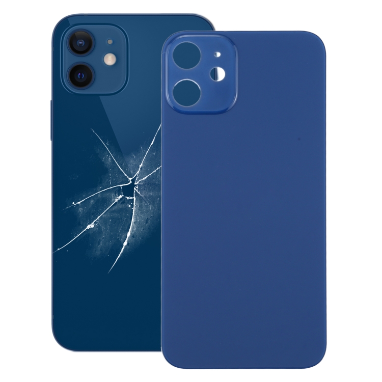 

Easy Replacement Big Camera Hole Back Battery Cover for iPhone 12 Mini(Blue)