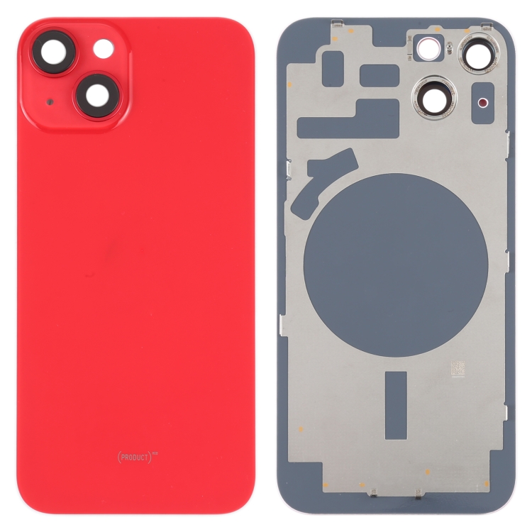 

For iPhone 14 Plus Back Housing Cover with Camera Lens(Red)
