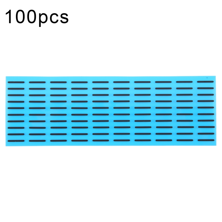 

For iPhone 15 Pro 100pcs/set LCD Bottom Black Adhesive Sticker(02)