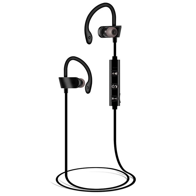 

L4 Sports Hanging Bluetooth 4.1 Headset (Black)
