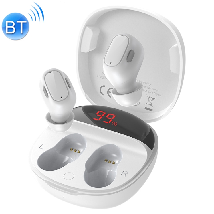 Baseus WM01 Plus Encok Bluetooth จอแสดงผลอัจฉริยะอัจฉริยะหูฟัง