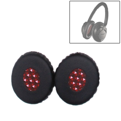 

1 Pair For Bose OE2 / OE2i / SoundTrue Headset Cushion Sponge Cover Earmuffs Replacement Earpads(Black Red)