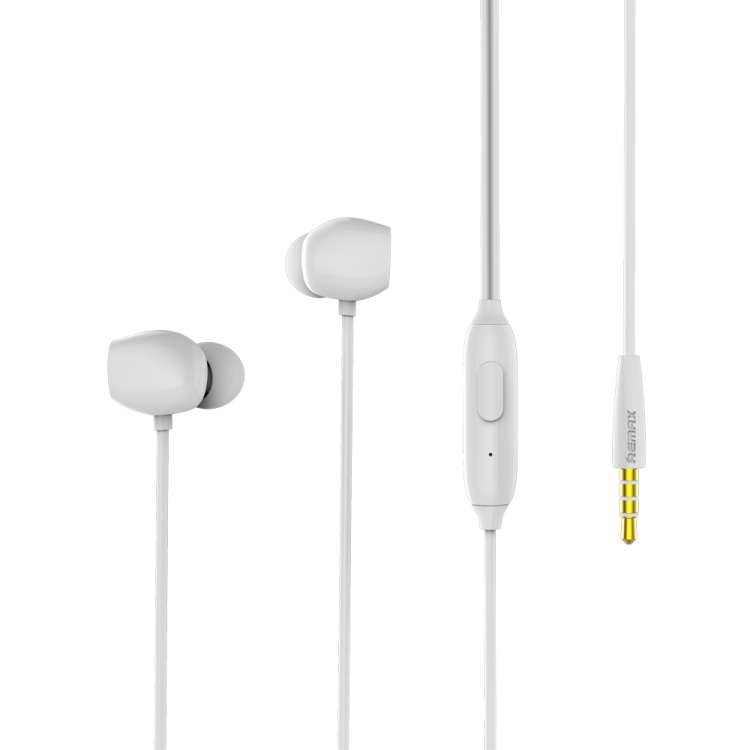 REMAX RM-550 Gold Pin In-Ear Stereo Music Earphone with Wire