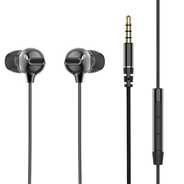 

ROCK 3.5mm Stereo Music In Ear Wired Earphone(Tarnish)