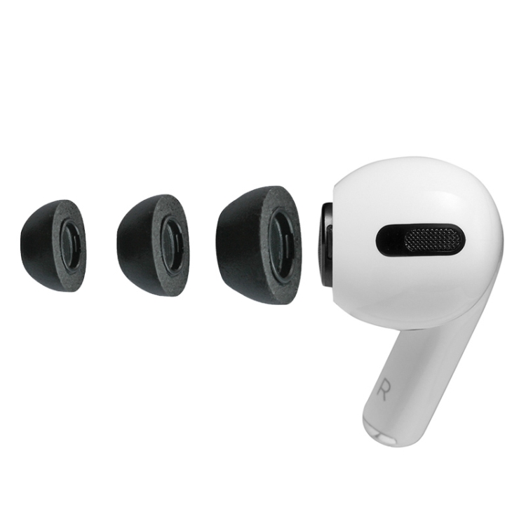 

ZS0164 Slow Rebound Foam Earmuffs for AirPods Pro, Size: M (Black)