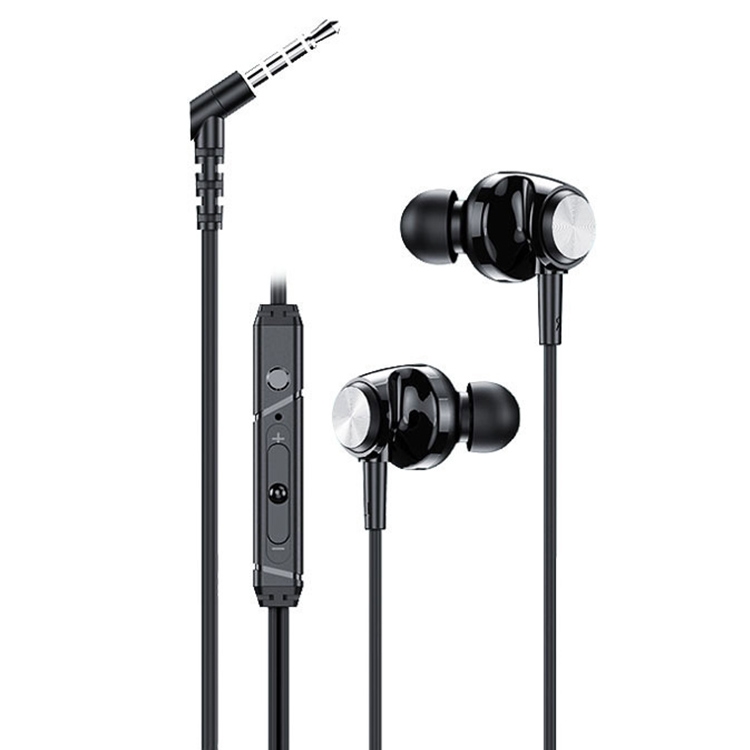 

Original Lenovo QF310 3.5mm Plug In-ear Wire Control Stereo Earphone with HD Microphone (Black)