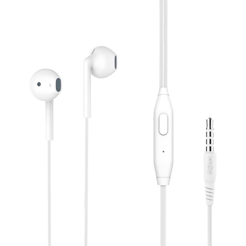 

Langsdom MJ31 1.2m Wired Half In-Ear 3.5mm Interface Stereo Earphones with Mic (White)