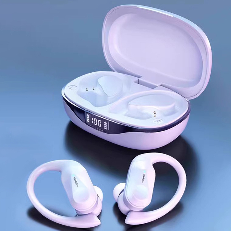 

Lenovo LP75 IPX5 Waterproof Ear-mounted Bluetooth Earphone with LED Digital Display (White)