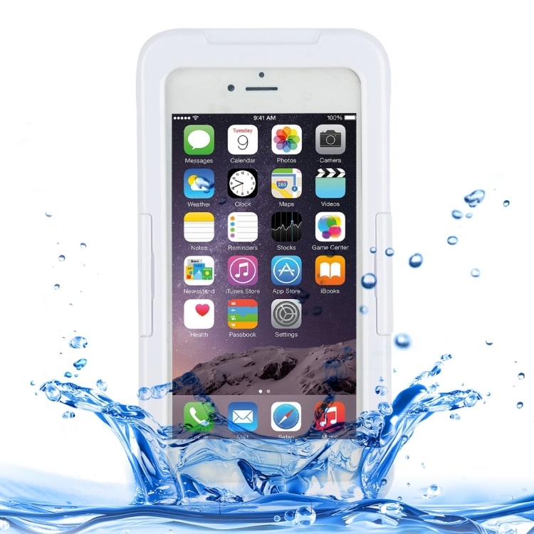 

For iPhone 8 & 7 Professional and Powerful Dustproof Shatter-resistant Shockproof Life Waterproof Protective Case with Lanyard(White)