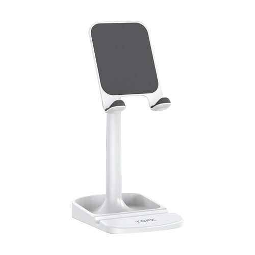 

TOPK D23 Adjustable Angle Desktop Holder Lazy Bracket for 4-12.9 inch Phones / Tablets(White)