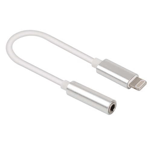 

8 Pin to 3.5mm Audio Adapter, Length: About 12cm, Support iOS 13.1 or Above(Silver)