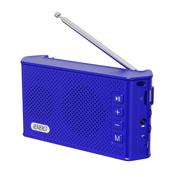 

Solar Energy Bluetooth Speaker, Support TF Card / FM / U Disk(Blue)