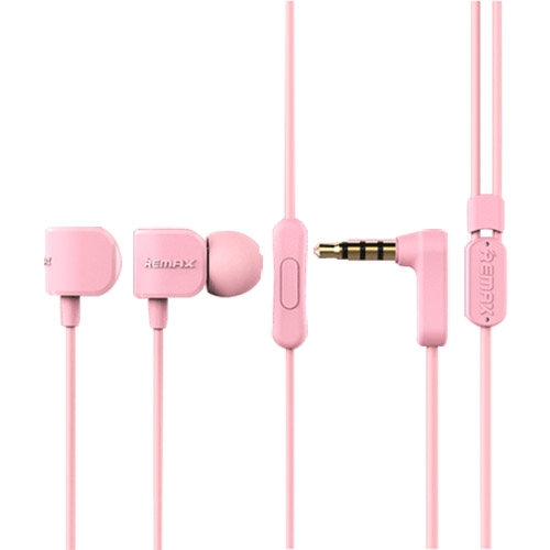 

Remax RM-502 Elbow 3.5mm In-Ear Wired Heavy Bass Sports Earphones with Mic(Pink)