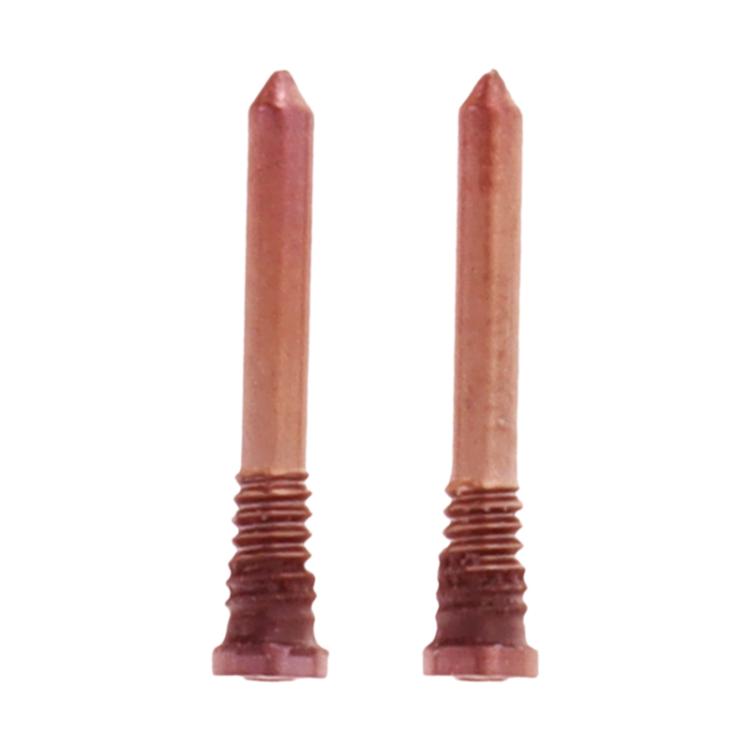 

For iPhone 17 Pro / 17 Pro Max 100pcs/set Charging Port Screws (Orange)