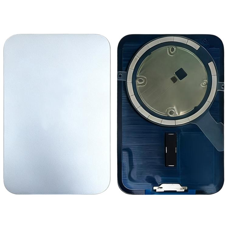 For iPhone 17 Pro Glass Battery Back Cover with MagSafe Magnet (White)