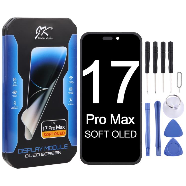 JK Soft OLED LCD Screen For iPhone 17 Pro Max