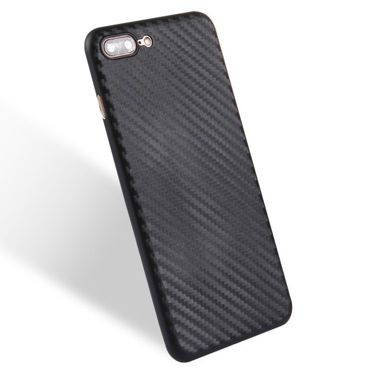 For iPhone XS Max Carbon Fiber Ultrathin PP Protective Case (Black)
