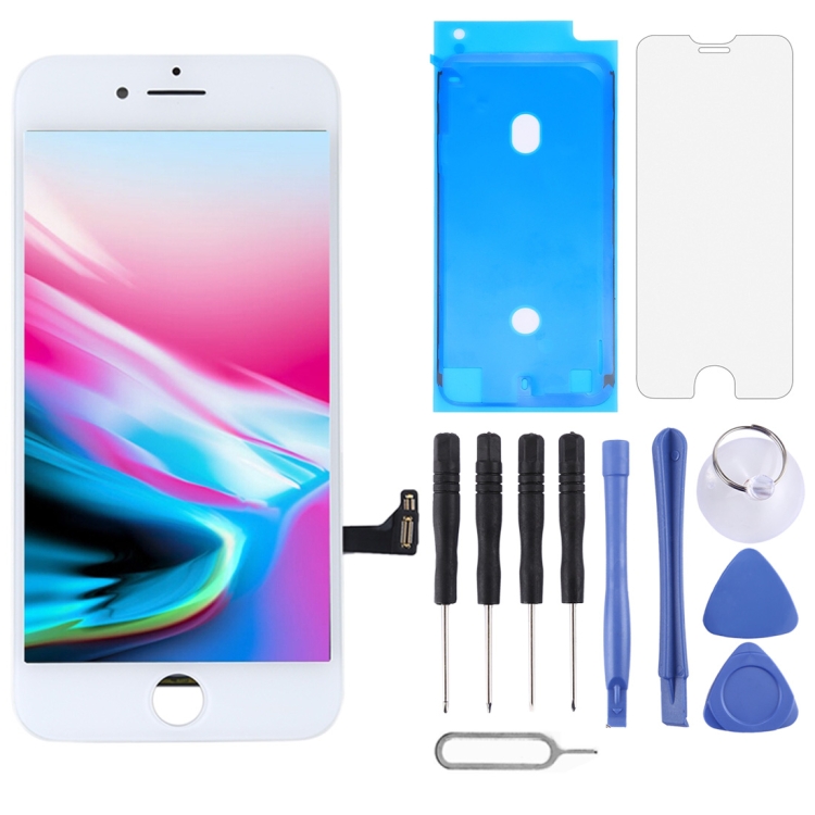 

Original LCD Screen for iPhone 8 with Digitizer Full Assembly(White)