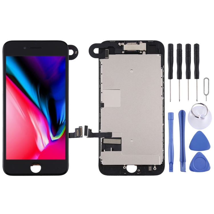 

TFT LCD Screen for iPhone 8 with Digitizer Full Assembly include Front Camera (Black)