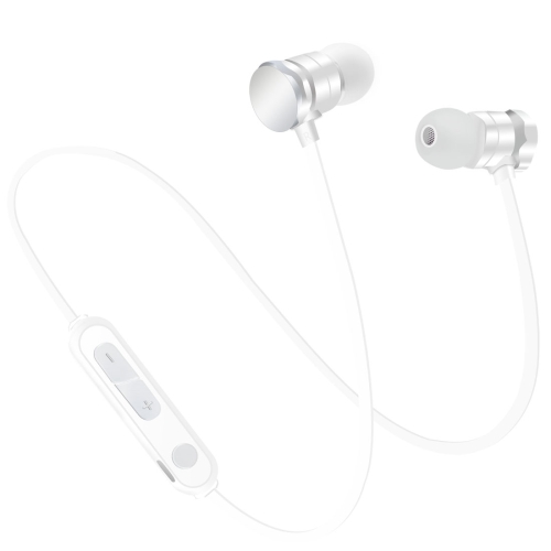 

X3 Magnetic Absorption Sports Bluetooth 5.0 In-Ear Headset with HD Mic, Support Hands-free Calls, Distance: 10m(White)