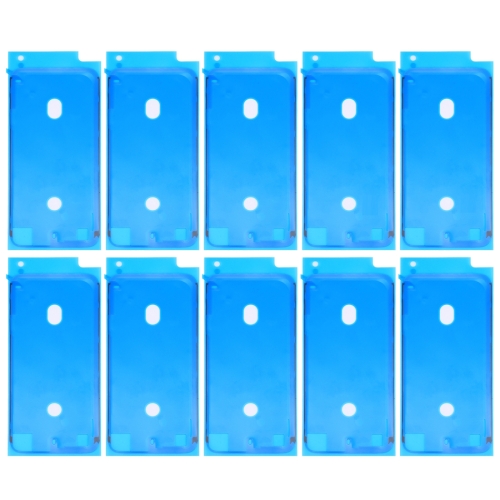 10 PCS LCD Frame Bezel Waterproof Adhesive Stickers for iPhone 8 (White) waterproof insulating sealant anti leak glue strong bonding adhesive sealant transparent waterproof tile external wall cracks