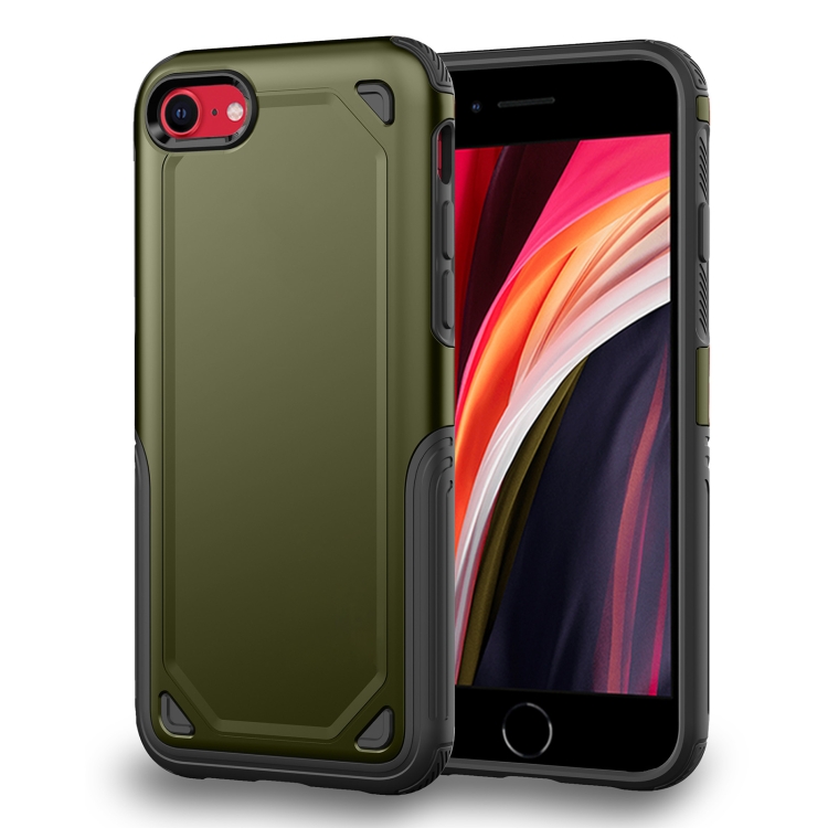 

For iPhone 8 & iPhone 7 Shockproof Rugged Armor Protective Case(Army Green)
