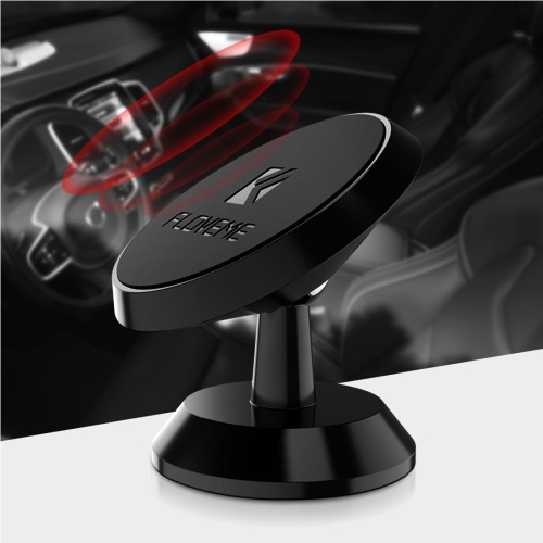 

FLOVEME YXF88141 Universal 360 Degree Rotatable Magnetic Car Phone Holder Stand Mount, For iPhone, Galaxy, Sony, Lenovo, HTC, Huawei, and other Smartphones (Black)