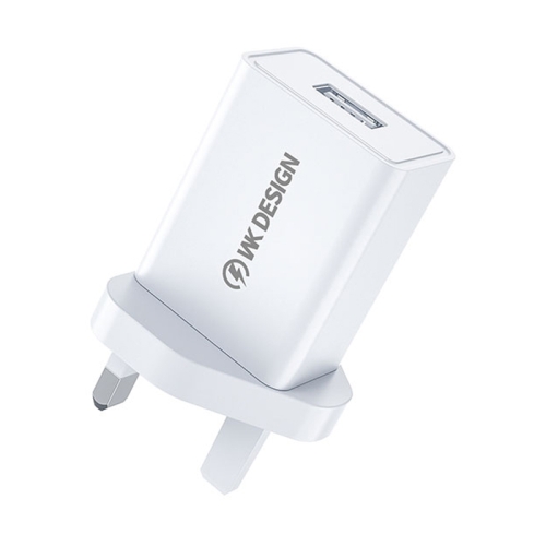 

WK WP-U118 10W Single USB Port Travel Charger Power Adapter, UK Plug