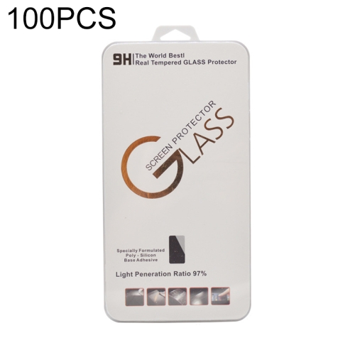 

100 PCS Tempered Glass Film Screen Protector Plastic Packing Box