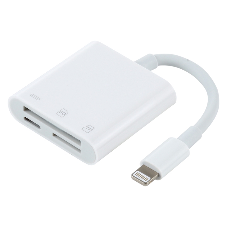 

NK-101Y Pro 8 Pin to 8 Pin + SD + TF Port 3 in 1 Camera Reader Adapter