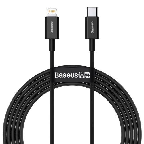 

Baseus Superior Series CATLYS-C01 PD 20W USB-C / Type-C to 8 Pin Interface Fast Charging Data Cable, Cable Length: 2m(Black)