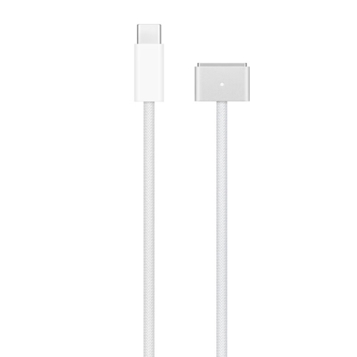 

USB-C / Type-C to Magsafe 3 Braided Fast Charging Data Cable, Length: 2m (White)