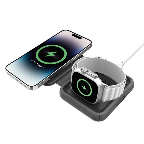 

MOMAX UD30 Q.Mag Go 2 in 1 Foldable Magsafe Magnetic Wireless Charger