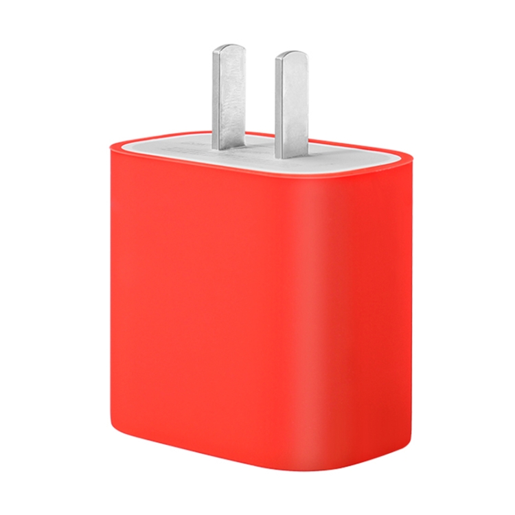 

For Apple 20W Charger Mobile Phone Charging Silicone Protective Case (Red)