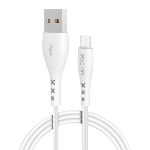 

Yesido CA26 2.4A USB to Micro USB Charging Cable, Length: 1m(White)