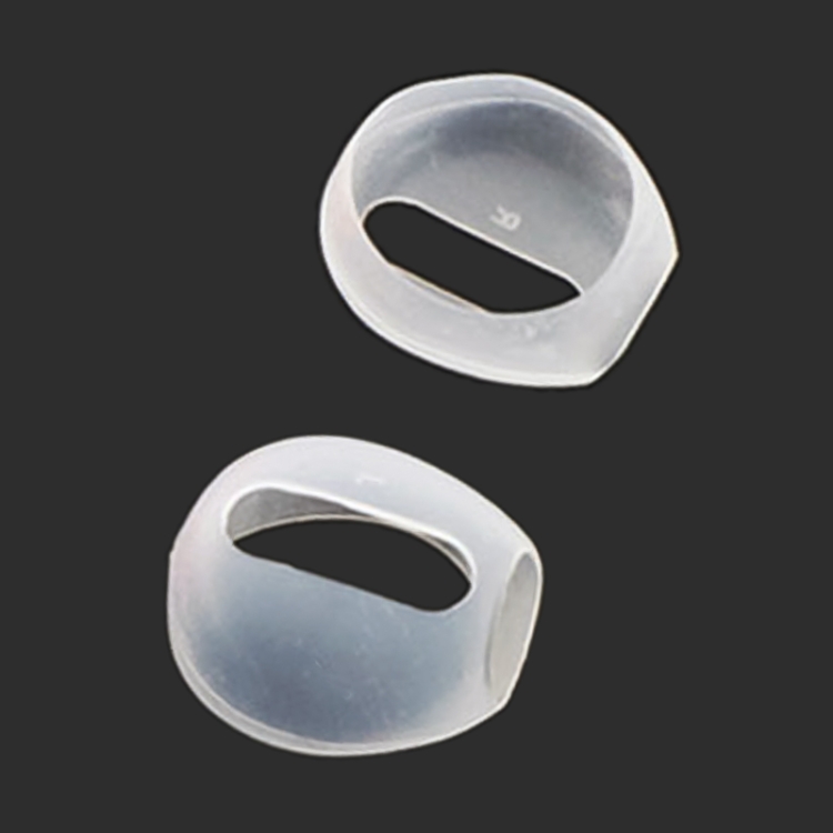 

1 Pair Wireless Bluetooth Earphone Silicone Ear Caps Earpads for Apple AirPods(Transparent)