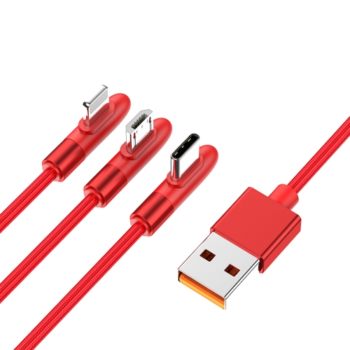 Cable Cargador De Datos USB Trenzado Rojo para Samsung Galaxy Tab S2 S una vista e 