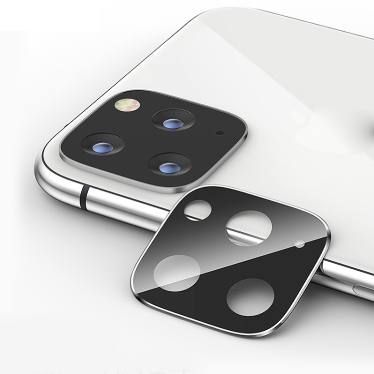 

Titanium Alloy Camera Lens Protector Tempered Glass Film for iPhone 11 Pro / 11 Pro Max (Silver)