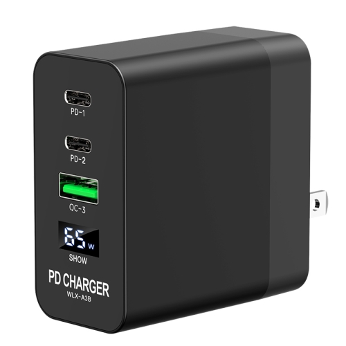 

A3B 65W Output USB-C / Type-C x 2 + USB HUB PD Charger, US Plug