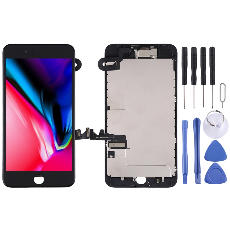 

TFT LCD Screen for iPhone 8 Plus with Digitizer Full Assembly include Front Camera (Black)