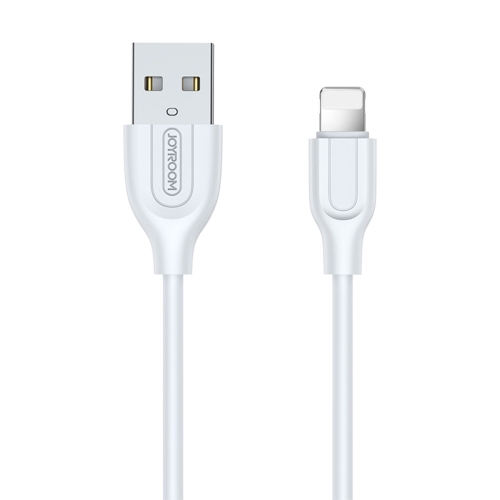 

JOYROOM S-L352 1m High Density PVC Cord 1A USB A to 8 Pin Data Sync Charge Cable, For iPhone XR / iPhone XS MAX / iPhone X & XS / iPhone 8 & 8 Plus / iPhone 7 & 7 Plus / iPhone 6 & 6s & 6 Plus & 6s Plus / iPad(White)