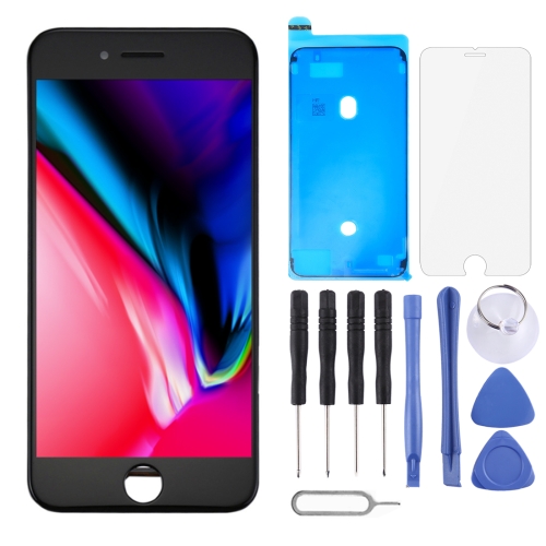 TFT LCD Screen for iPhone 8 Plus with Digitizer Full Assembly (Black) for iphone xr 100set battery black adhesive strip sticker