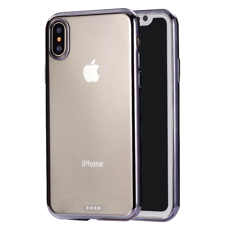 

Ultra-thin Electroplating TPU Protective Case for iPhone XS Max(Black)