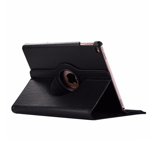 

Litchi Texture Horizontal Flip 360 Degrees Rotation Leather Case for iPad Mini 2019, with Holder & Sleep / Wake-up Function (Black)