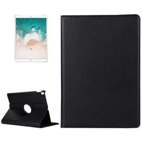 

Litchi Texture 360 Degree Spin Multi-function Horizontal Flip Leather Protective Case with Holder for iPad Pro 10.5 inch / iPad Air (2019) (Black)