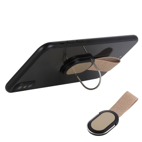 

CPS-016 Universal Finger Strap Grip Self Holder Mobile Phone Stand(Gold)
