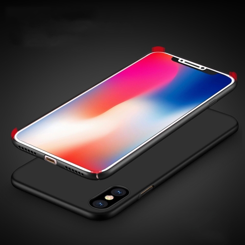 

MOFI for iPhone X PC Ultra-thin Full Coverage Protective Back Cover Case(Black)